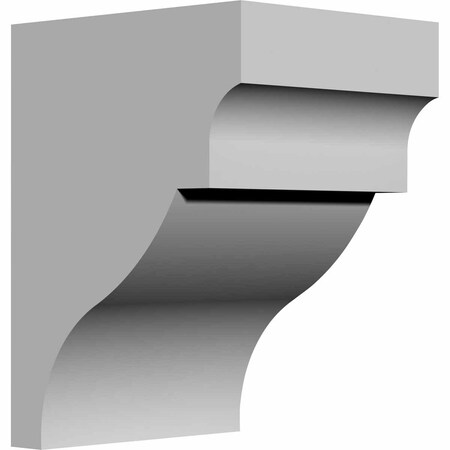 Ekena Millwork 6"W x 6"D x 8"H Wigan Bracket BKT06X06X08WG